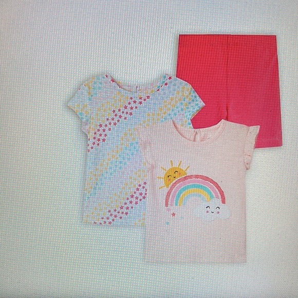 βοΈ 3x's Host Pick!!! βοΈ NWT - Little Me 3-Pc Matching Girls Summer Set - Sz 18M - Picture 4 of 15